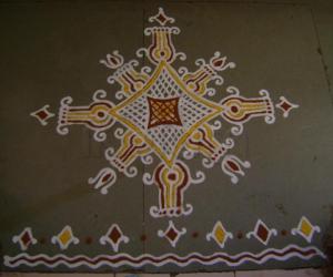 Colorful Maavu Padikolam