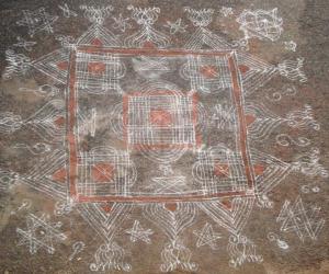Rangoli: padi kolam
