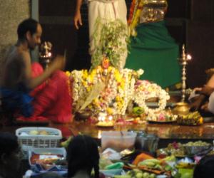 Rangoli: uthana dwadashi or thulasi damodhara  vivaha