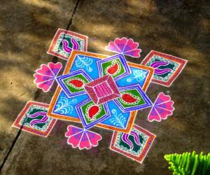 Rangoli: Margazhi rangoli
