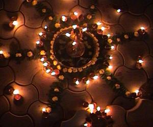Rangoli: Karthigai Kolam