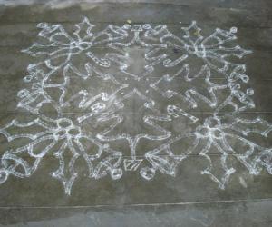 christmas kolam