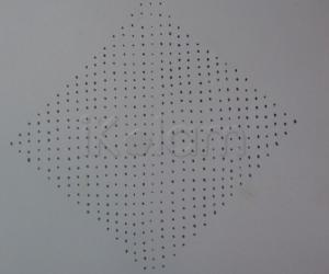 Rangoli: dot pattern for my kolam 