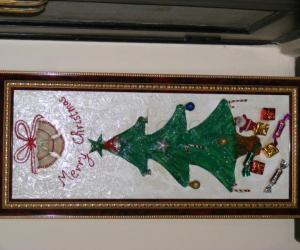 Rangoli: Christmas tree