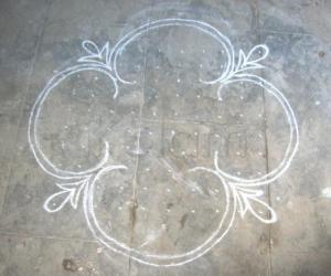 10x10 rangoli