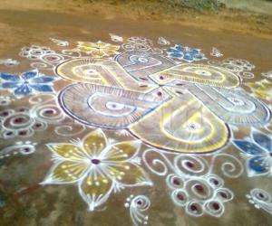 Rangoli: today's marghazhi kolam