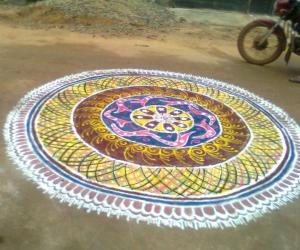 Rangoli: today's marghazhi kolam