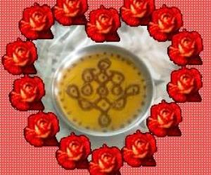 aarti plate with border