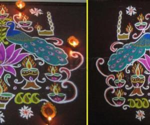 Karthigai Deepam Kolam