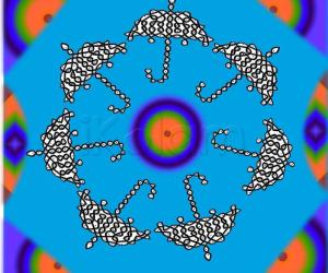 kudai kolam for margazhi