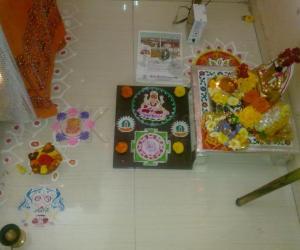 Rangoli: Stencil rangoli