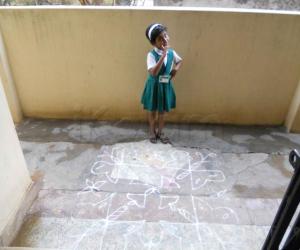 Rangoli: butterfly