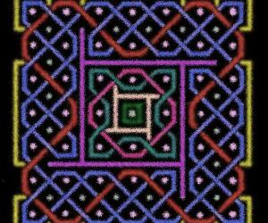 Another 85 dot kOlam - 7x7 - 2 