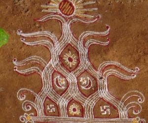 The last mud floor kolam