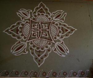 Rangoli: Lakshmi's Kolam