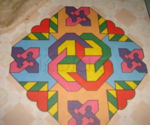 swastik kolam