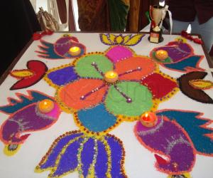 Rangoli: Anandhi kolam