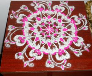 Rangoli: Tabletop kolam