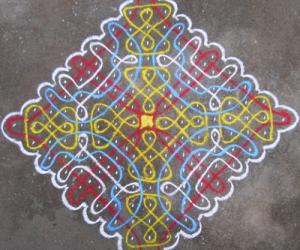 Rangoli: Sikku Kolam - 87