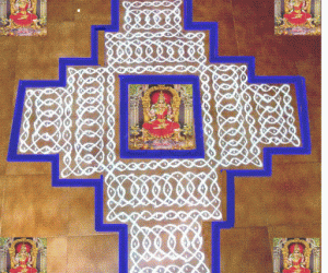 Rangoli: Aadi Sevvai Kolam