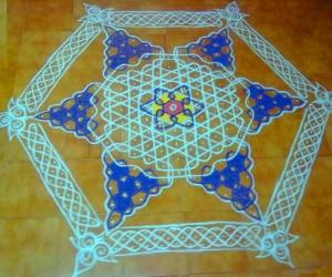 Rangoli: Chithirai Thiunal kolam