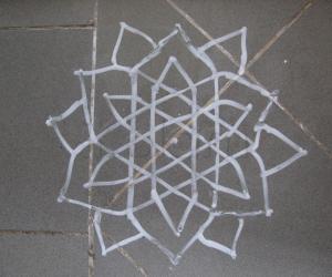 Freehand kolam