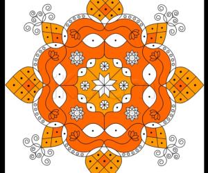 Long back saw this Muggu online in google search :) Hope you like it :)