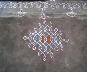 Rangoli: chikku kolam18