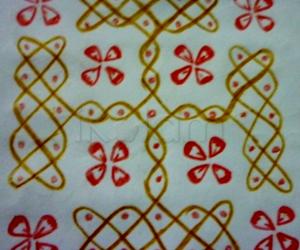 Rangoli: 9 * 9 kolam 4