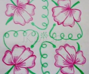 Rangoli: 9 * 9 kolam