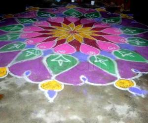 Rangoli: Grahapravesam Rangoli