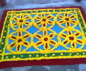 Rangoli: Woollen  Rangoli