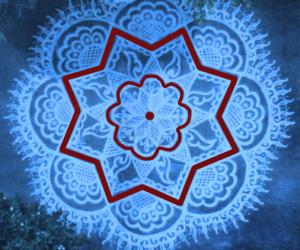 Free hand kolam