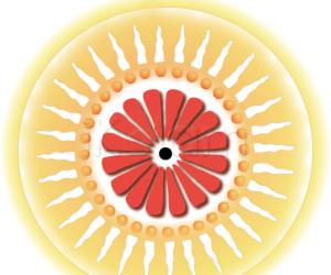 Citrusy rangoli