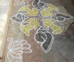 Rangoli: dedicated to LATA MAM