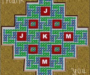Rangoli: Thanks giving kolam