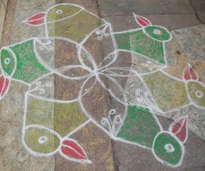free hand kolam 19