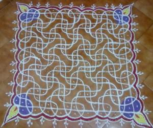 Rangoli: Chikku Kolam