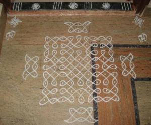 Rangoli: 9*9 kolam