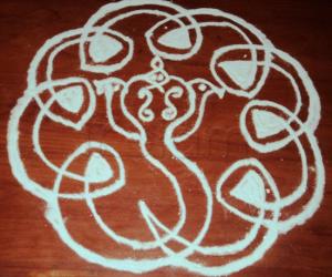 Rangoli: Nagabandha
