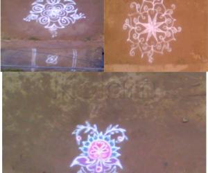Rangoli: Collection of small kolams