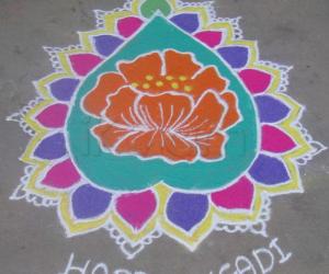Rangoli: ugadi kolam