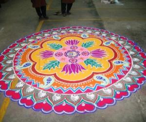 Ayudha Pooja Rangoli