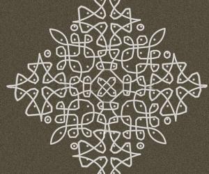 Rangoli: copy cat kolam