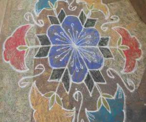 Rangoli: dotted kolam 50