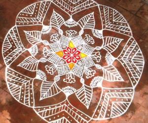 PURATTAASI 1st SATURDAY KOLAM