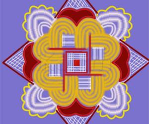 Rangoli: padi kolam