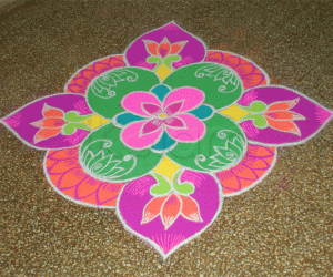 Rangoli: Deepavali Rangoli