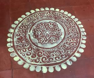Rangoli: Spirals and circles 
