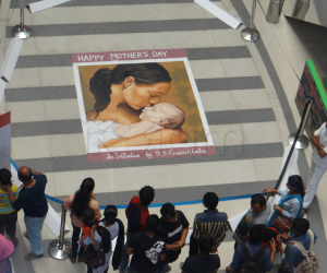 Rangoli: Mother's day rangoli